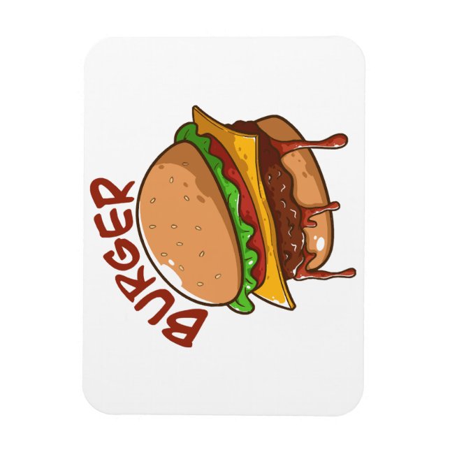 Burger Lovers Magnet (Vertical)