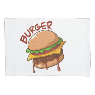 Burger Lovers Pillowcase
