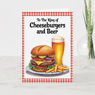Burger Loving Fathers Day Card