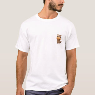 Burger Loving Racoon T-Shirt