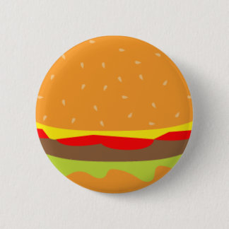 Burger Name Tag Badge