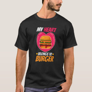 Burger Patties Buns Bread Delicious Beef Meaty T-Shirt