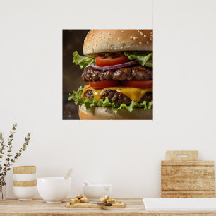 Burger poster