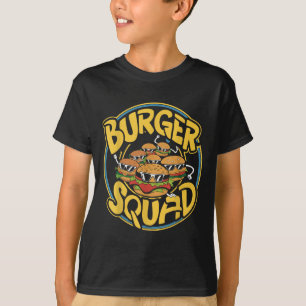 Burger Squad Funny Cheeseburger Lover Food Hamburg T-Shirt