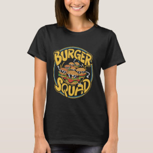 Burger Squad Funny Cheeseburger Lover Food Hamburg T-Shirt