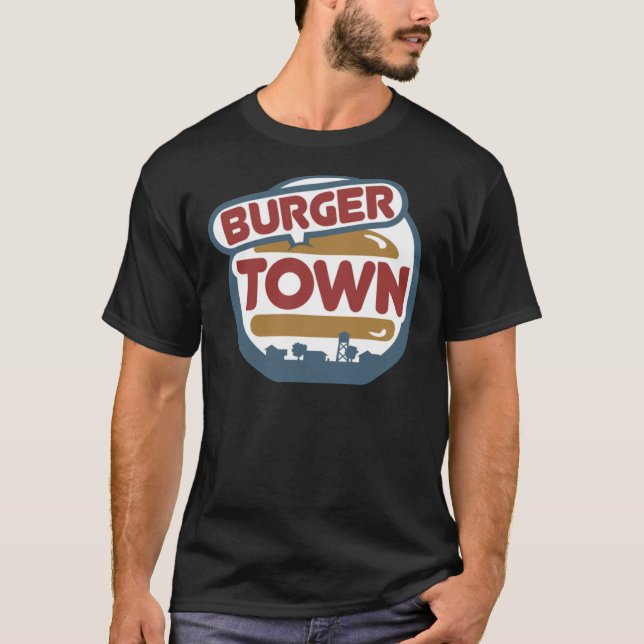 Burger Town Essential T-Shirt (Front)