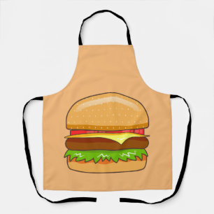 Burger Vector Illustration Apron