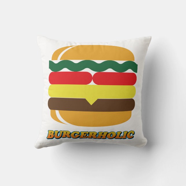 Burgerholic Cushion (Back)