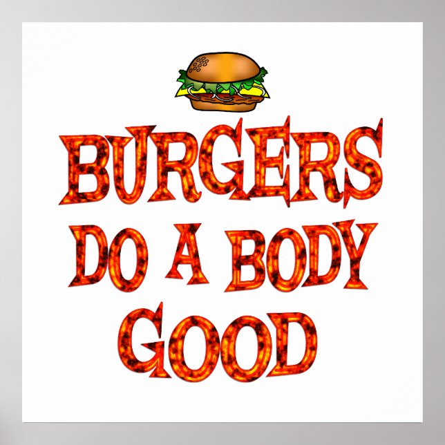 Burgers Do Good Poster (Front)