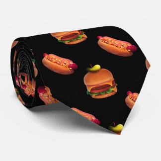 Burgers n' Dogs Tie
