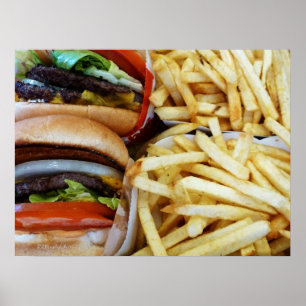 Burgers n Fries Poster