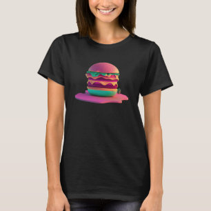Burgers Vaporwave Retrowave Aesthetic 1 T-Shirt