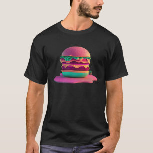Burgers Vaporwave Retrowave Aesthetic 1 T-Shirt