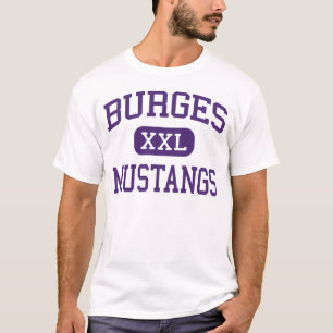 Burges - Mustangs - High School - El Paso Texas T-Shirt