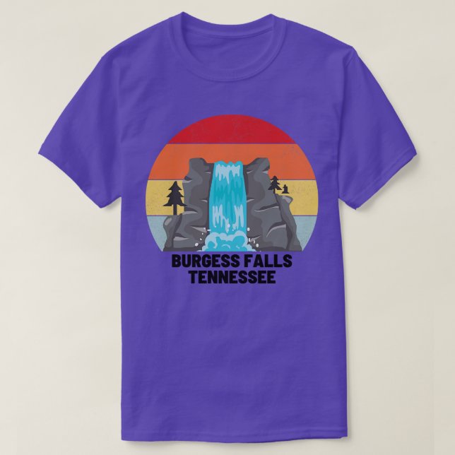 Burgess Falls Tennessee 16 T-Shirt (Design Front)