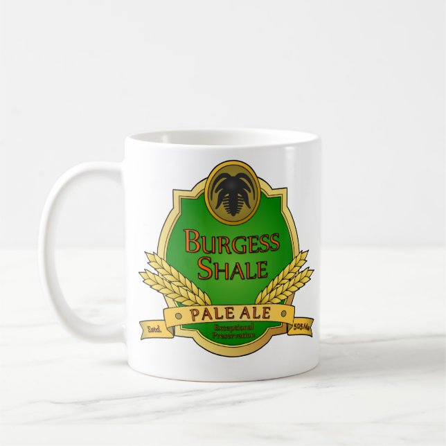 Burgess Shale Pale Ale Coffee Mug (Left)