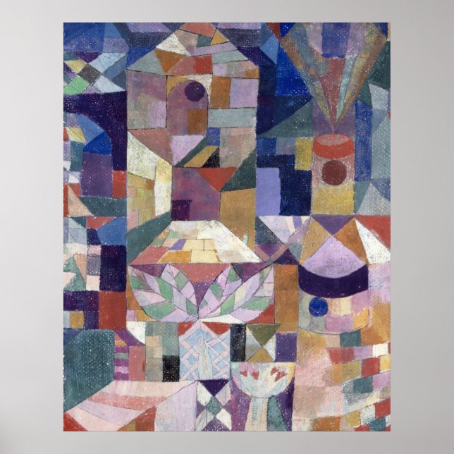 Burggarten (1919) Paul Klee. Poster (Front)