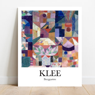 Burggarten by Paul Klee Poster