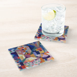 Burggarten (Castle Garden) - Paul Klee -  Glass Coaster