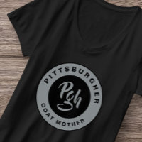 Burgh Black Gold Fitness Active Wear Retro Yinzer