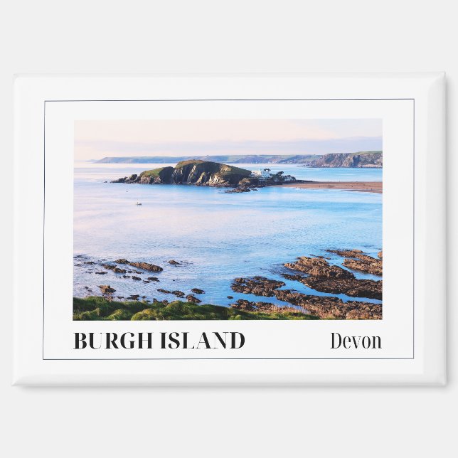 Burgh Island, Devon, England Magnet (Front)
