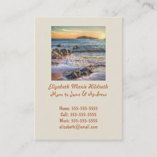 Burgh Island from Bantham at Sundown... Calling Card