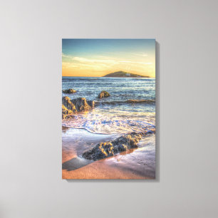 Burgh Island from Bantham at Sundown... Canvas Print
