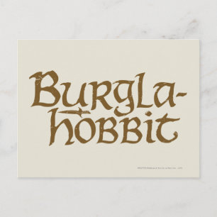 Burgla Hobbit Postcard