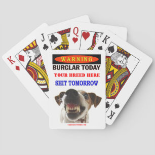 BURGLAR TODAY PLAYING CARDS