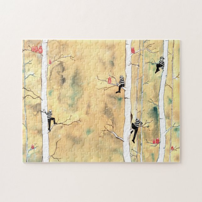 Burglars & Russian Nesting Dolls - Puzzle (Horizontal)