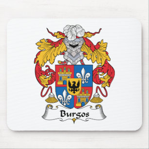 Burgos Family Crest Mouse Mat