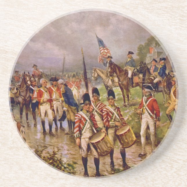 Burgoyne's Surrender at Saratoga by Percy Moran Coaster (Front)