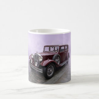 Burgundy 1930's Luxury Sedan Coffee Mug