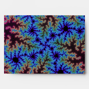 Burgundy and Blue Speckle Envelopes