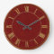 Burgundy and Gold Vintage Roman Numeral
