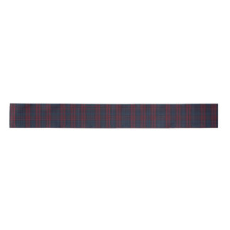 Burgundy and Navy Blue Tartan Plaid Ribbon Satin Ribbon