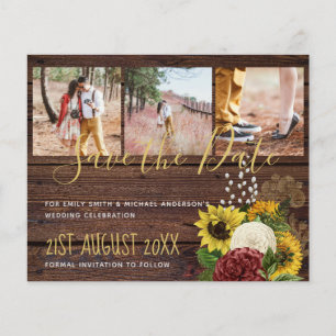 Burgundy and Sunflowers Themed Wedding Budget