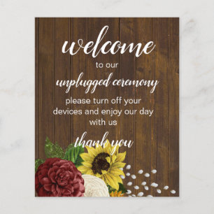 Burgundy and Sunflowers Themed Wedding Budget