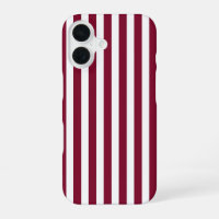 Burgundy and white candy stripes
