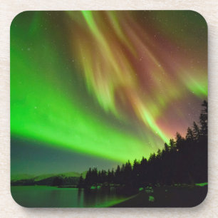 Burgundy Aurora Coaster