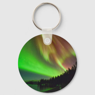 Burgundy Aurora Key Ring