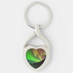 Burgundy Aurora Key Ring