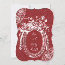 Burgundy Beautiful Thank You Card