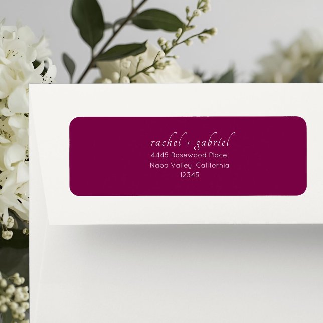 Burgundy Berry | Chic Simple Clean Wedding (Creator Uploaded)
