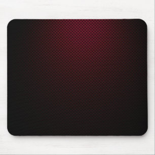Burgundy black carbon fibre patterned mouse mat