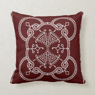 Burgundy Bliss Cushion
