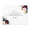 Burgundy & Blue Floral Garland Personal Attendant