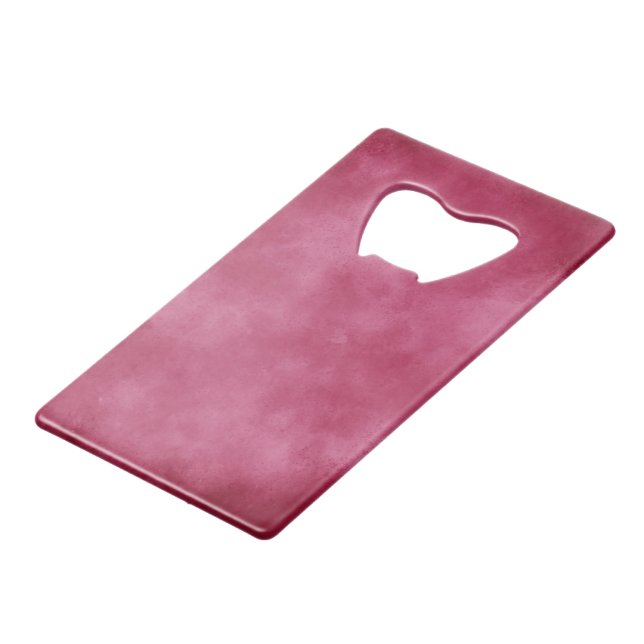 Burgundy Blush Bottle Opener (Front Angled)