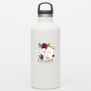 Burgundy Blush Eggplant Floral Blessed