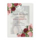 Burgundy Blush Pink Faded Photo Wedding Save Date